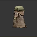 Cute Game and Movie Character with Big Ears Large Eyes and Brown Robe