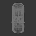 Silver Modern SUV With Red Leather Seats Sleek Exterior Front Grille And Alloy Wheels