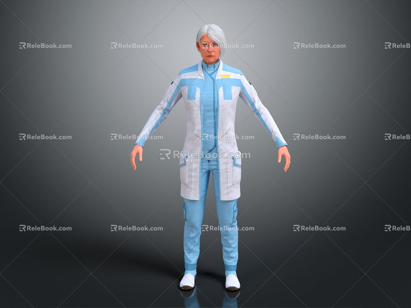 Modern Woman Doctor Female Doctor Games Doctor Doctor Doctor model