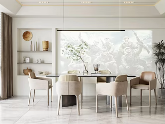 Modern Restaurant 3d model