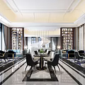 Reception Hall Sales Department Reception Room 3d model