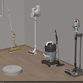 Essential Home Cleaning Tools Including Robot Vacuum Mop Upright and Bucket Cleaners