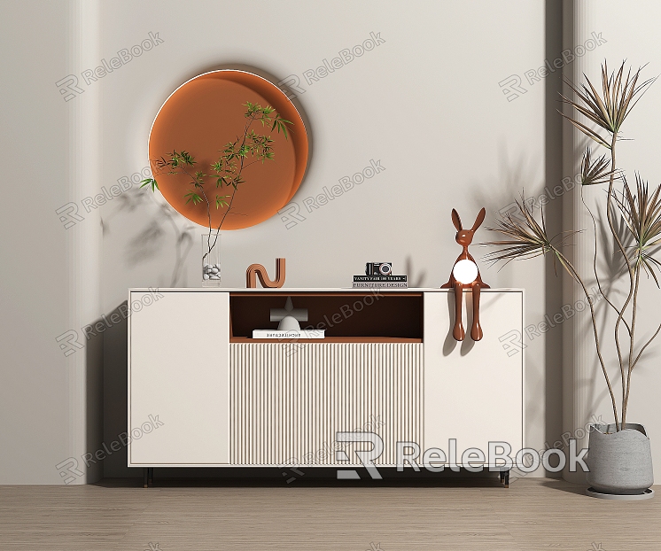 Modern Entrance Cabinet model