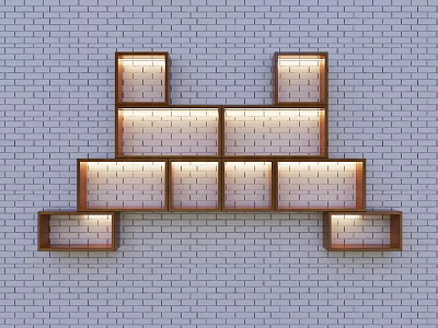 Bookcase renderings 3d model Bookcase renderings 3d model