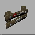 Wooden Fence Structure With Red Stop Sign Private Text And Metal Bolts