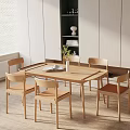 Modern table combination 3d model