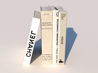 Modern Book Ornaments 3d model