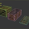 Rustic Wooden Storage Crates With Open And Closed Designs And Removable Lid