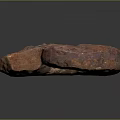 Chi chrysanthemum stone ancient fossil stone chrysanthemum fossil items 3d model