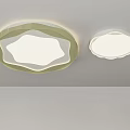 Modern Round LED Ceiling Light With Soft Bright Lighting For Home Interior Design 3d model