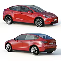 Three Modern Stylish Cars With Silver Black White Exterior And SUV Sedan Models