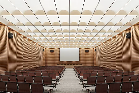Modern Conference Hall Multifunctional Lecture Hall 3d model