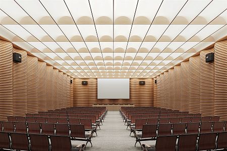 Modern Conference Hall Multifunctional Lecture Hall 3d model