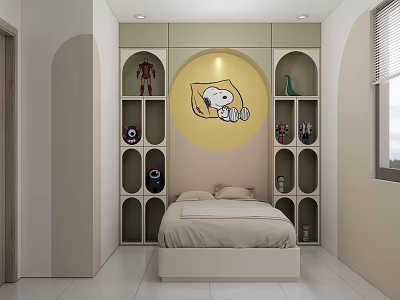 Modern Children's Room 3d model