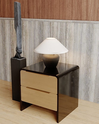 Table lamp side a few table lamp 3d model