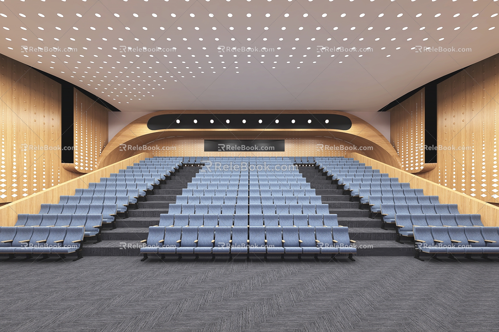 Modern Concert Hall Conference Hall 3d model