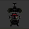 Military Radar Equipment Mounted on Mobile Vehicle with Surveillance Antenna System