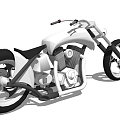 Modern Motorcycle 3d model