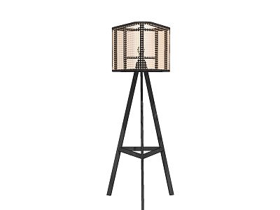 Modern floor lamp rattan floor lamp model