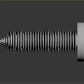 High Quality Industrial Metal Screws With Threaded Design And Gear Shaped Head