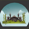 Game Environment Game Scene Fairy Tale Scene Fairy Tale Magic Scene Magic Item Fantasy Scene 3d model