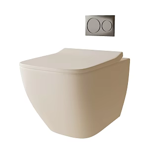 Wall-mounted toilet 3d model