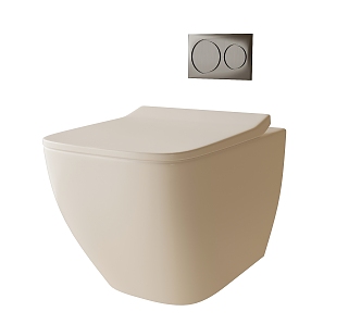 Wall-mounted toilet 3d model