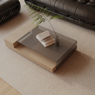 Modern coffee table 3d model