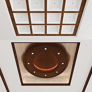 American ceiling 3d model