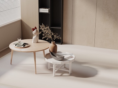 Modern coffee table model