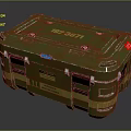 Durable Metal Equipment Transport Case With Serial Number 80238771 Red Label And Reinforced Edges