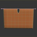 Curtain Curtain Realistic Game Item 3d model