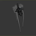 Modern fighter sci-fighter sci-fighter space fighter 3d model