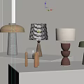 Modern table lamp 3d model