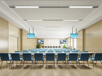 Modern Conference Room Multimedia Conference Room Lecture Hall model