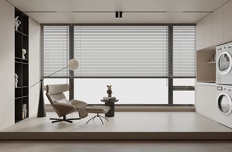 Modern venetian blinds 3d model