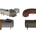 Modern Sofa Bench Sofa Bench 3d model