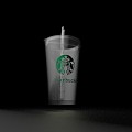 Glass Cup Coffee Cup Starbucks 3d model