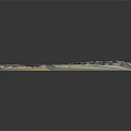 Detailed 3D Terrain Model Featuring Mountainous Landforms Rock Formations Water Elements And Natural Textures