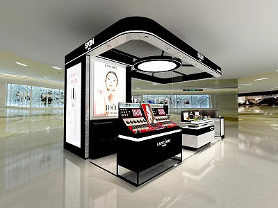 Modern Cosmetics Store 3d model