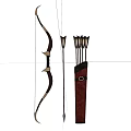 Modern Bow Arrow Quiver 3d model