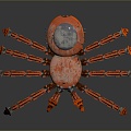 Robot Spider Robot Mecha Spider Science Fiction Spider Mechanical Spider Spider Battery Spider Tower Defense 3d model