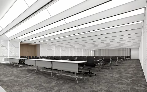 Modern Conference Hall Large Lecture Hall 3d model
