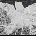 Topography Stone Mountain 3d model