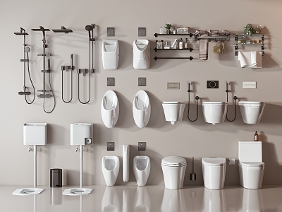 Modern sanitary ware 3d model