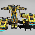 Colorful Transforming Robot Toys With Car And Robot Modes