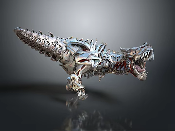 Mechanical Dinosaur Mech Transformers Science Fiction Character Machine Soldier War Machine Robot Game Character Steel Dinosaur Mechanical Beast (ID:ggaeh970946)