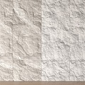 Modern rubble background wall cement board molten rock 3d model