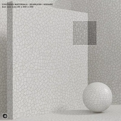 Contemporary Building Components With Textured Wall Surface And Round Decorative Sphere 3d model