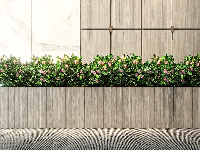 plant flower trough 3d model